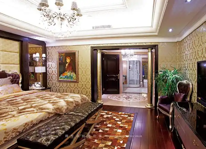 金土苑卧室卧室欧式豪华600m05别墅豪宅设计图片赏析--土巴兔装修