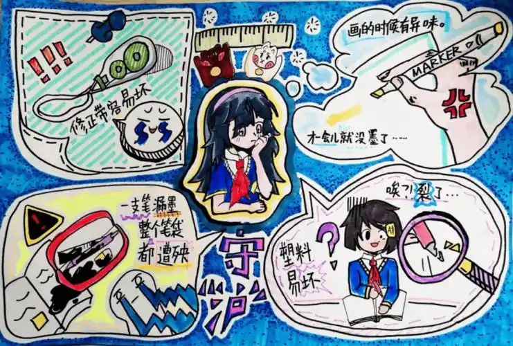 孩子们画的质量安全这也太厉害了