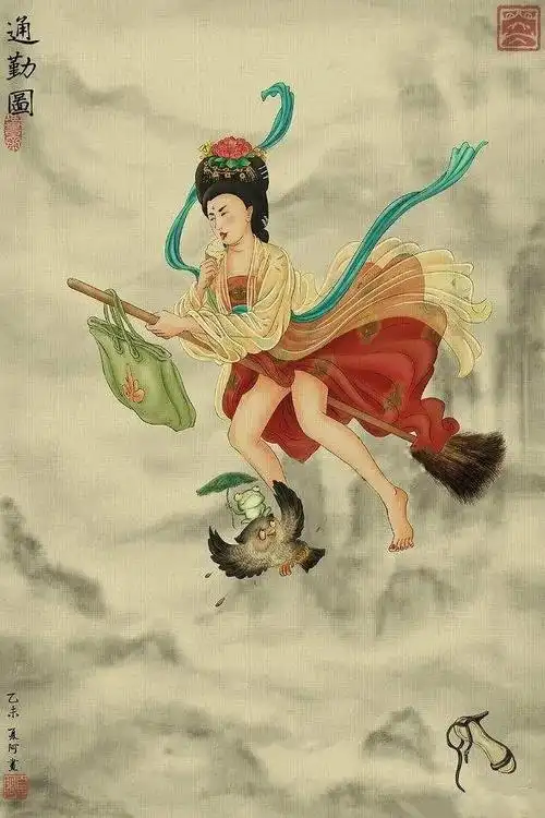 写美篇在夏阿的作品中,一般不仅仅是恶搞名画,其中古典人物跟现代的