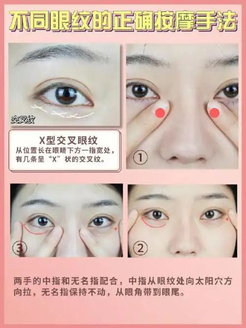 皮肤科医生教你眼部正确按摩手法
