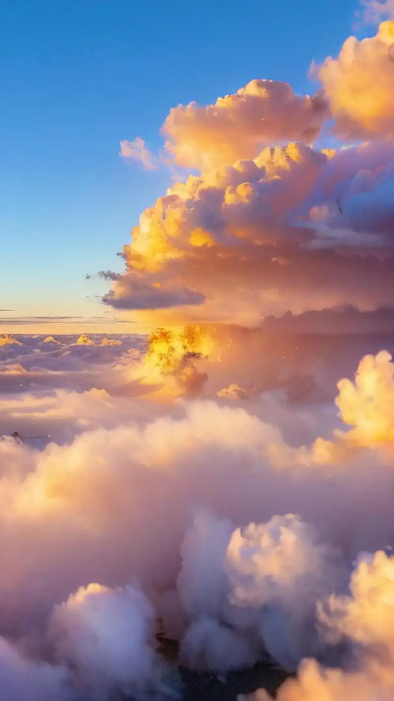 干净天空背景图,治愈系壁纸🌤️