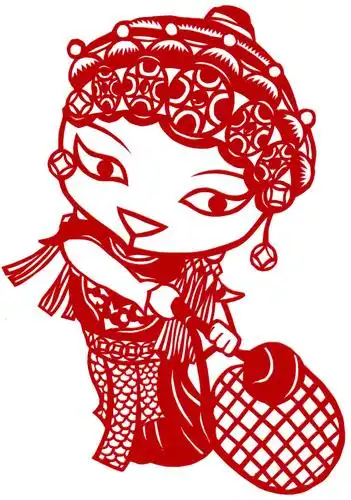 戏曲动漫运动人物剪纸创作