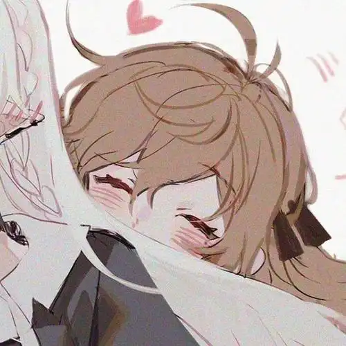 二次元闺蜜头像一左一右