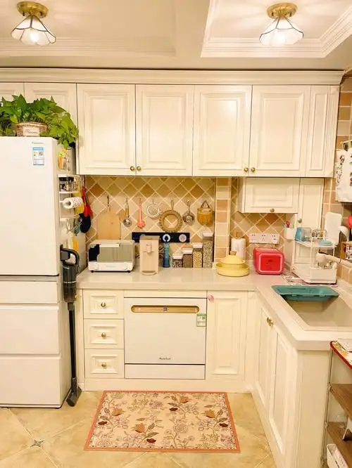 10㎡奶油系厨房小小厨房幸福感满满