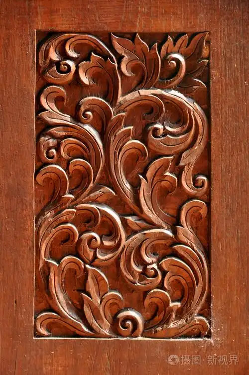 雕刻木质纹理的