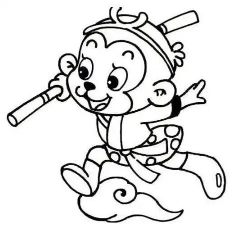 西游记卡通简笔画步奏