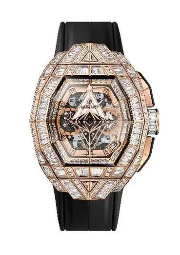 hublot宇舶表发布bigbang灵魂sangbleu刺青蓝宝石腕表