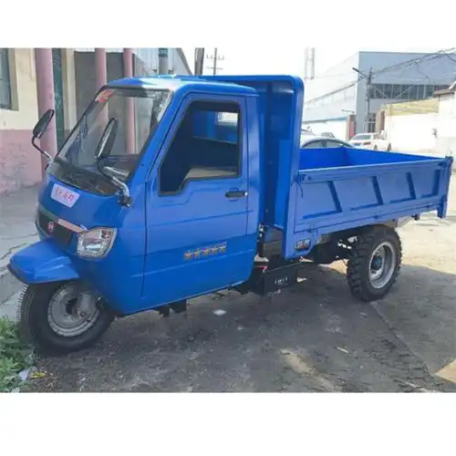 农用柴油三轮车工程三马子工地自卸翻斗车爬山王三蹦子