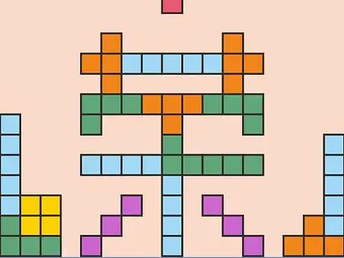 俄罗斯方块字体设计