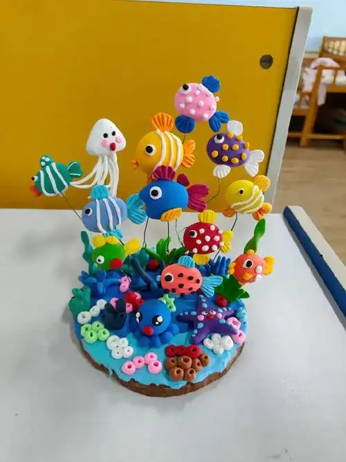 粘土手工画大集合!喜欢收藏一起做吧#超轻粘土