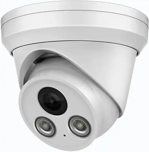 像素高清 poe ip 摄像机,带麦克风/音频的彩色/红外双光源*炮塔摄像头