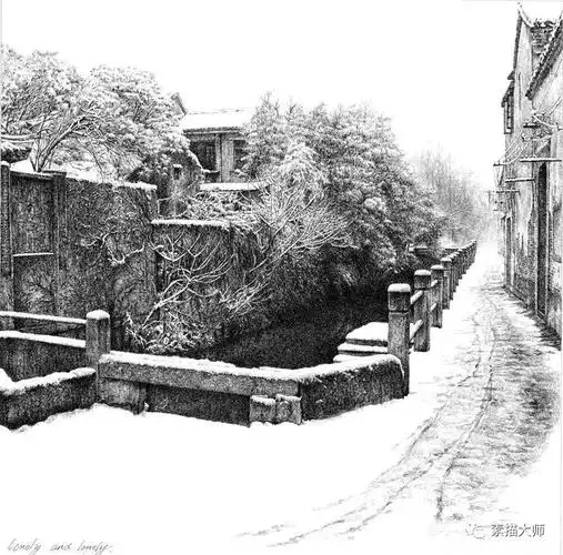 中国钢笔画顶尖高手徐亚华,静物与风景 90幅