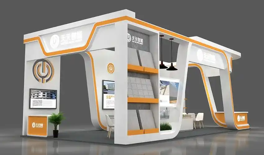 机械展会效果图设计