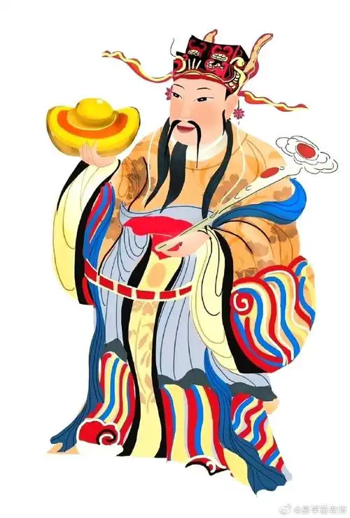 今日守护神#财帛星君李诡祖据道教记载,农历七月二十二是财帛星君