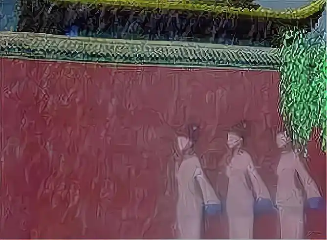 1992年故宫红墙出现宫女身影,是四氧化三铁造成的?事实并非如此