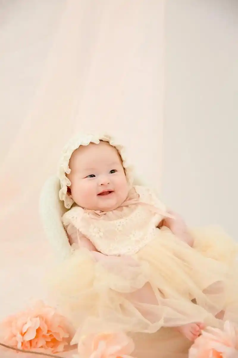 ㊗️宝宝健康快乐成长#宝宝百天照 #爱笑的宝宝惹人爱 #宝宝