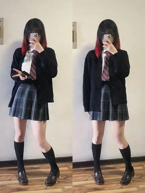 100套jk制服穿搭挑战26100