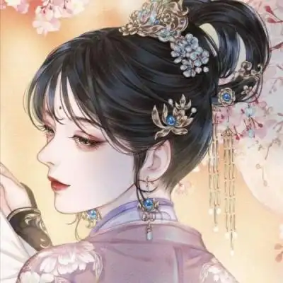 古风动漫女生头像万千星河,不及你眉眼动人.