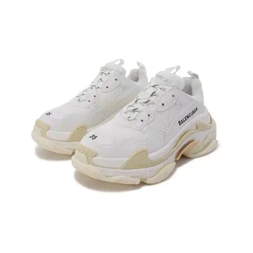 巴黎世家balenciaga女士triples系列系带休闲运动鞋老爹鞋厚底鞋5240