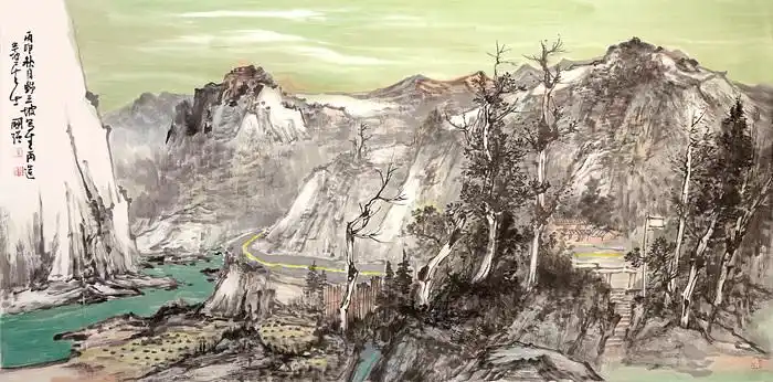 李国强山水画
