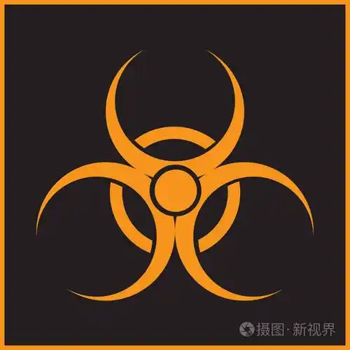 矢量生化危机符号或图标