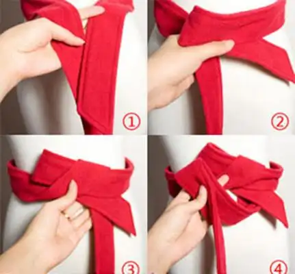 丝巾系法经典的办法有两种,一个就是系上蝴蝶结,二就是给包包的手柄绕