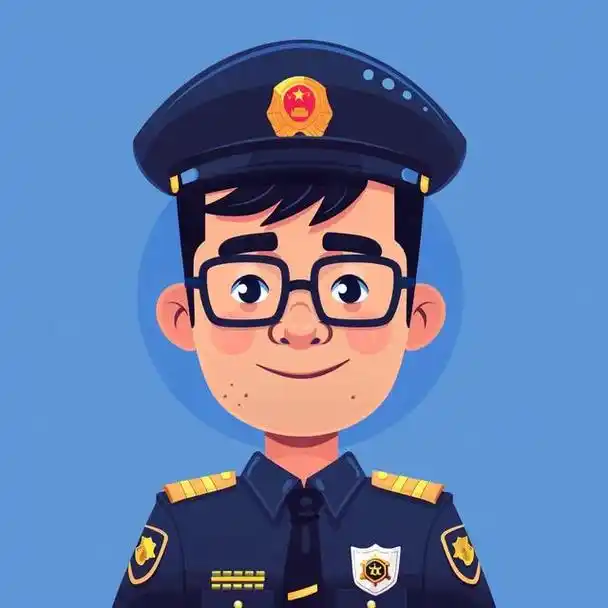 职业头像|男警察专属,帅气又可爱的创意头像