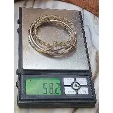 足银990宝宝银手镯一条