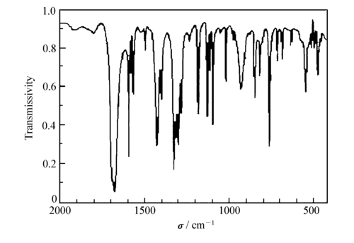 钴岛膜上对巯基苯甲酸的表面增强红外吸收光谱