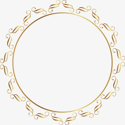 矢量图圆形的边框