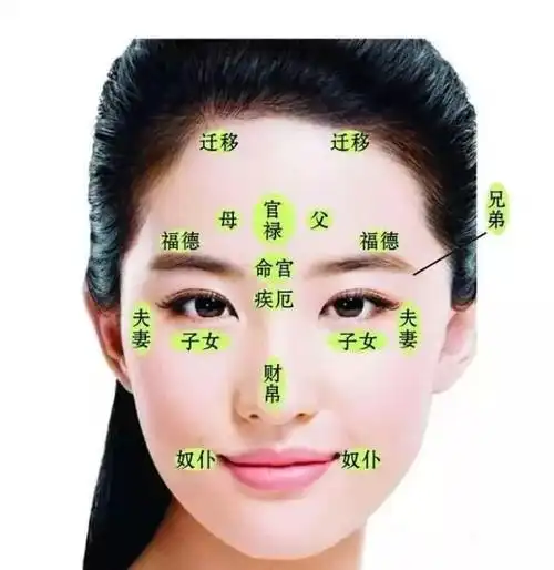 面相十二宫富贵吉凶详解!_国学易经八字面相风水