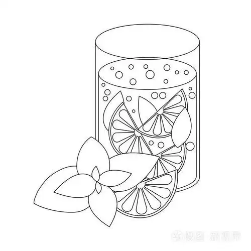 柠檬水与 l插画-正版商用图片06unv8-摄图新视界