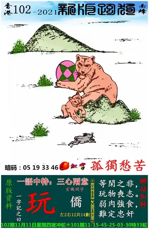 (102期)本站最新精解跑狗 102期澳门跑狗一字记之曰:【玩】  等闲之非