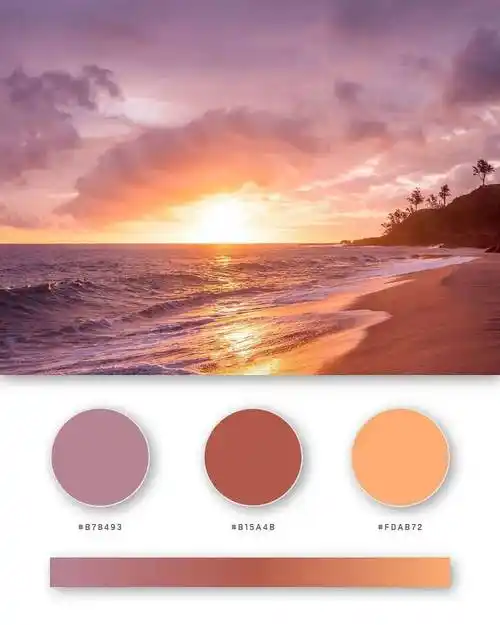 三色色彩搭配方案精美