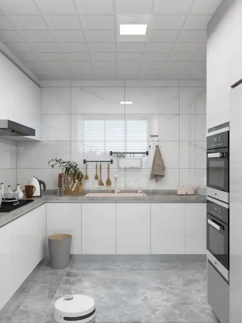 l型厨房我的心头好石英石水槽