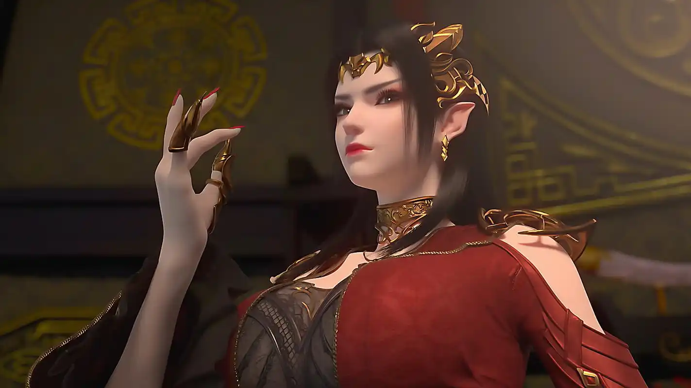 国漫女神|《斗破苍穹》美杜莎女王最新一期高清壁纸:萧炎给美杜莎取名