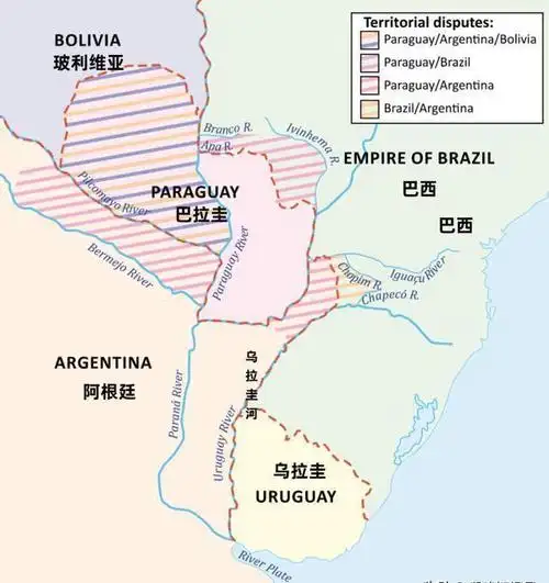 最自不量力的国家巴拉圭同时对三国开战导致全国损失一半人口