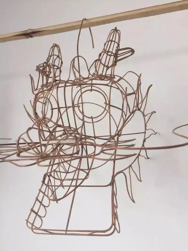 前几年我爸亲手做的风筝骨架.#手工diy #风筝 #亲手制作 - 抖音