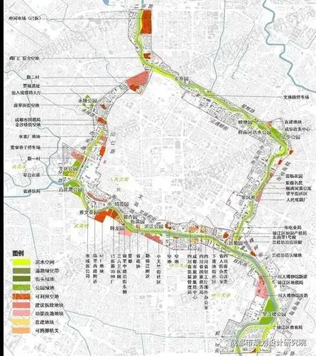 《锦江公园总体规划》 - 优秀项目展示 - 成都市规划设计研究院