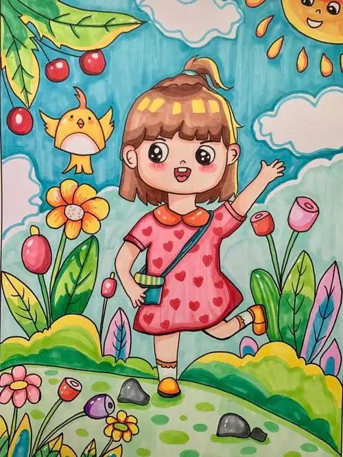 少儿创意美术  #美术考级  #儿童画  #可爱简笔画  #简笔画  #简笔画