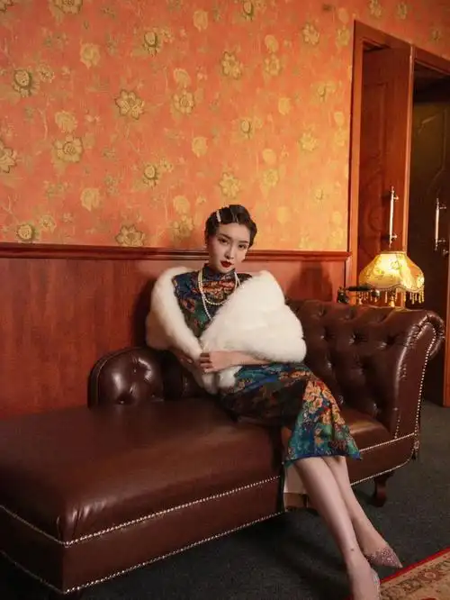 昆明写真民国风老上海军阀太太旗袍拍摄