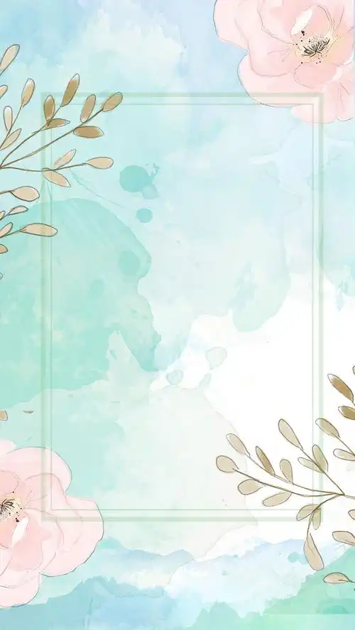 初夏夏季唯美小清新psd分层h5背景素材