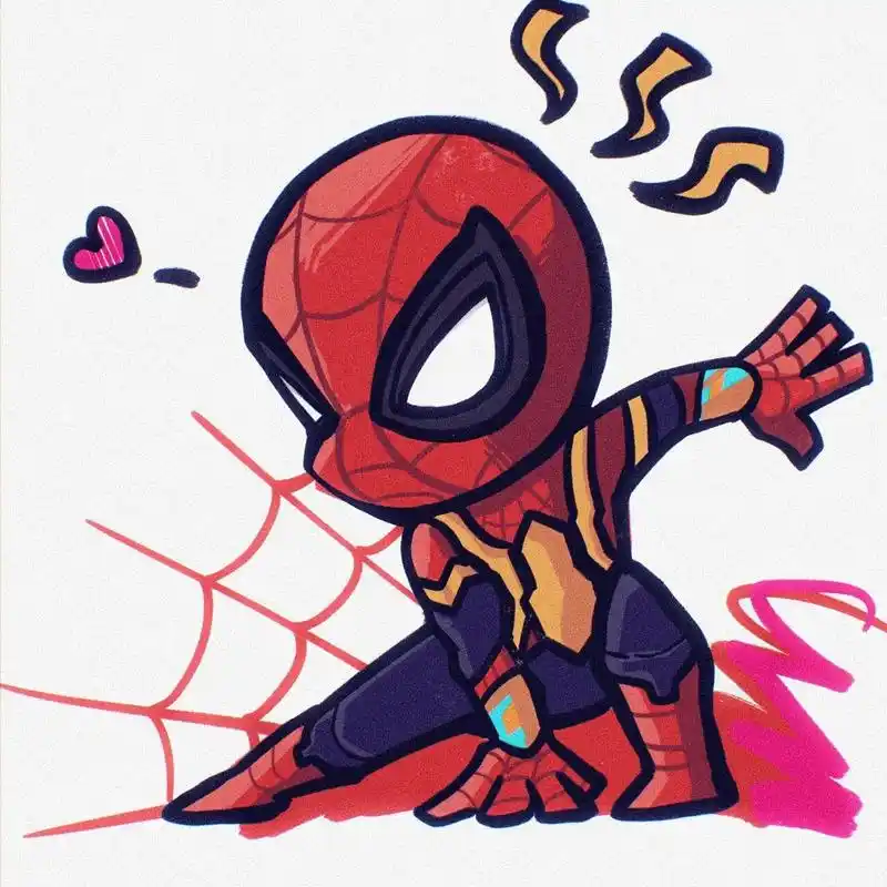 漫威头像第七弹!三代蜘蛛侠～ 头像自取 截屏画质够当头像了 重点!未