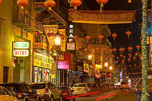 美国唐人街图片