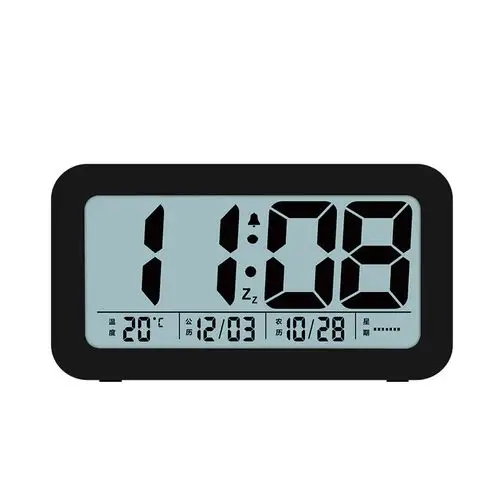 学生用电子闹钟卧室床头静音小闹钟懒人闹钟多组闹铃创意夜光闹钟