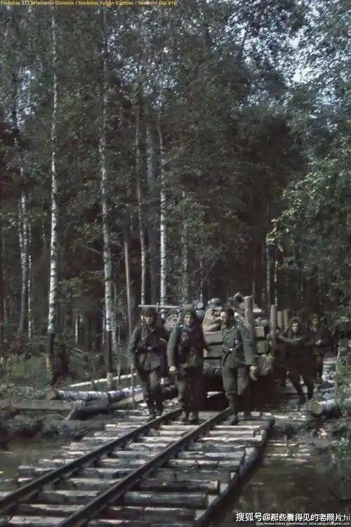 二战老照片德军拍摄的苏联战场前线