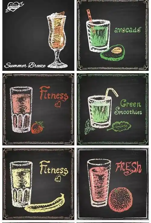 黑板报饮品 饮品黑板报图片简单又漂亮