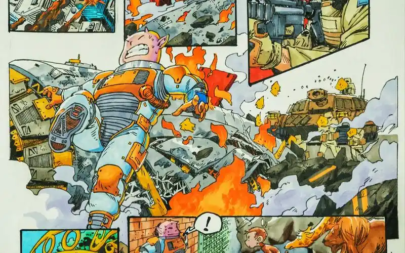 薪火美术部公开课:名校动画专业艺考示范之多格漫画