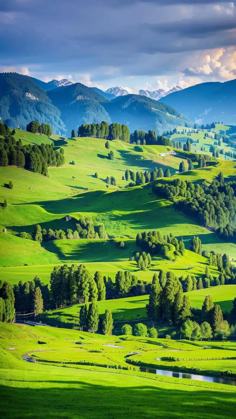 98满屏绿草如茵,哈哈哈哈壁纸来袭97 让手机屏幕也充满春天的气息