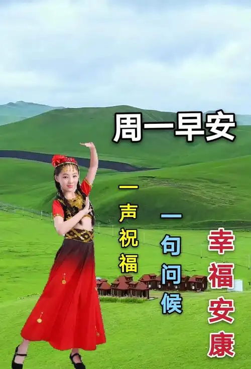 2021年雨季早安祝福语动态图片带字 大家早上好周一快乐问候语简短